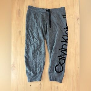 Calvin Klein Gray women’s crop jogger